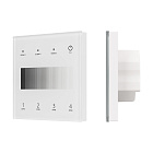 INTELLIGENT ARLIGHT Сенсорная панель SMART-DALI-301-11-4G-3SC-DT6 Белая (230V, встраиваемая, 2.4G) (IARL, IP20 Пластик, 5 лет) Lednikoff