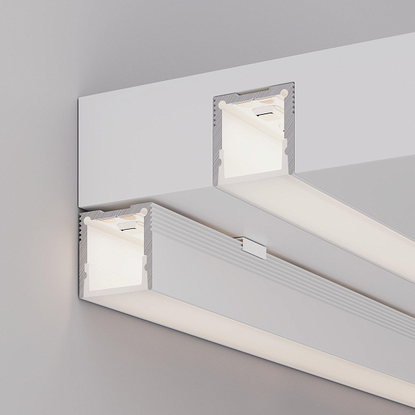 Профиль SL-SLIM20-H20-3000 WHITE (BY) (Arlight, Алюминий) Lednikoff