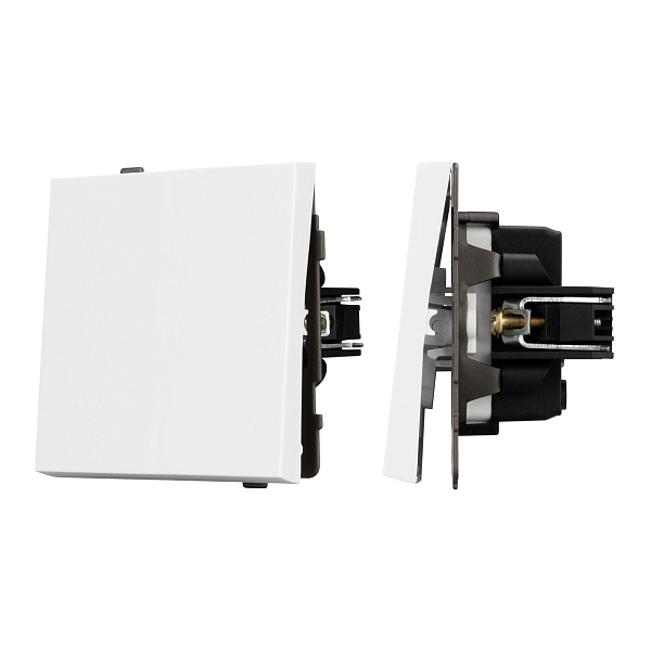 Механизм звонкового выключателя SWT-TENDO-MKR1-PL-WH (230V, 10A) (Arlight, Белый) Lednikoff