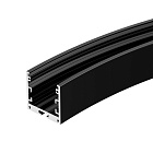 Профиль SL-ARC-3535-D800-A90 BLACK (630мм, дуга 1 из 4) (Arlight, Алюминий) Lednikoff