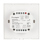 Панель SMART-P14-DIM-P-IN White (230V, 1.5A, 0/1-10V, Rotary, 2.4G) (Arlight, IP20 Пластик, 5 лет) Lednikoff