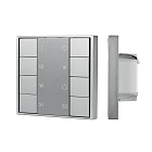 INTELLIGENT ARLIGHT Кнопочная панель DALI-201-23-1G-2SC-RGBW-DT8-IN Silver (BUS, Frame) (IARL, IP20 Металл, 3 года) Lednikoff