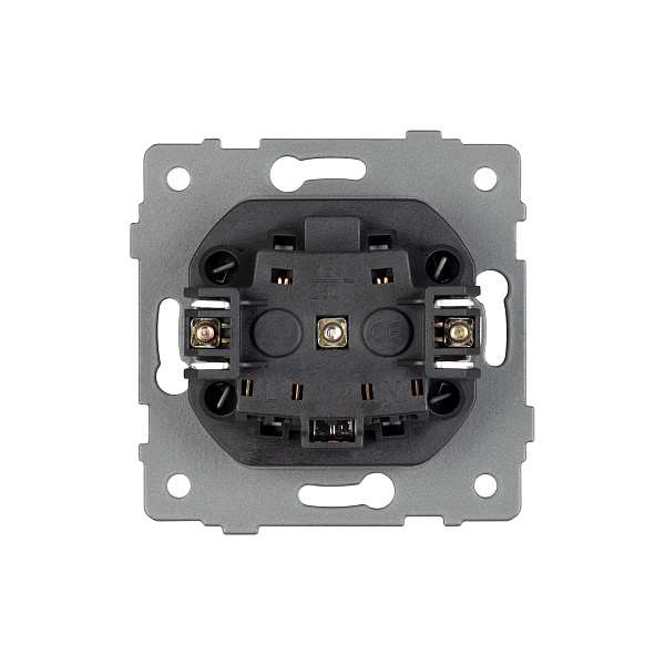 Механизм электрической розетки SCT-MEU1-PL-GR-V (250V, 16A) (Arlight, -) Lednikoff