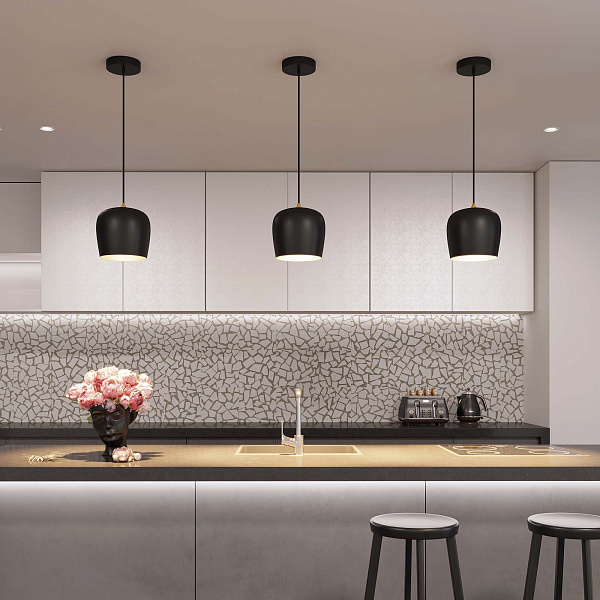 Светильник SP-PEONY-HANG-R250-15W Warm3000 (BK, 65 deg, 230V) (Arlight, IP20 Металл, 3 года) Lednikoff