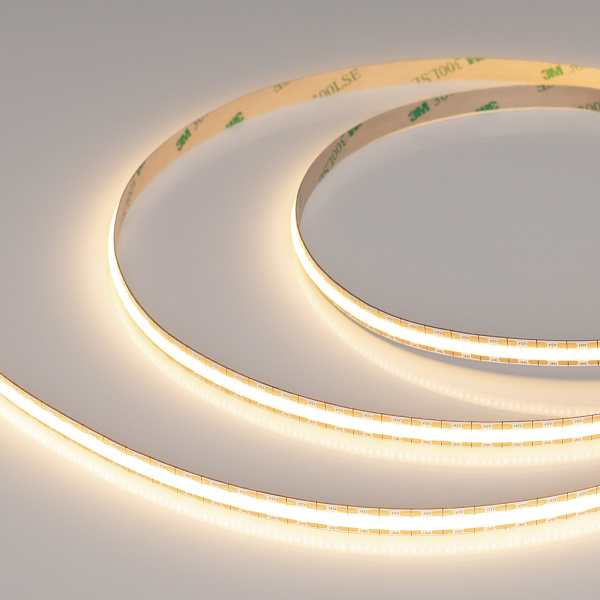 Светодиодная лента COB-X528-8mm 12V Warm3000 (11 W/m, IP20, CSP, 5m) (Arlight, -) Lednikoff