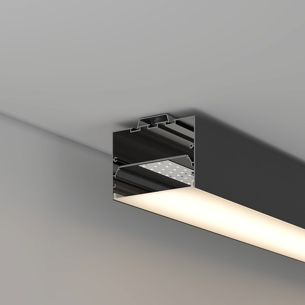 Профиль POWER-W100H70-2000 BLACK (Arlight, Алюминий) Lednikoff
