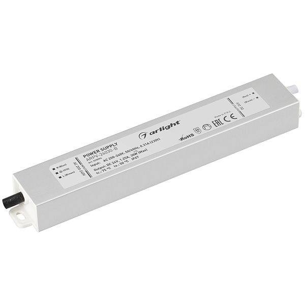 Блок питания ARPV-24030-B (24V, 1.3A, 30W) (Arlight, IP67 Металл, 3 года) Lednikoff