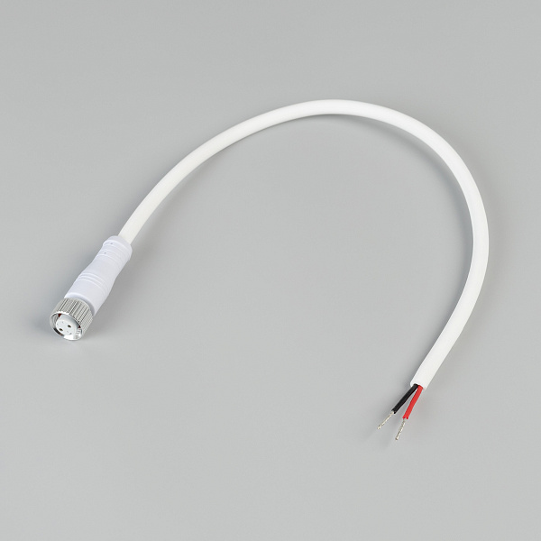 Коннектор питания ARL-WAVE-1615-CON-POWER-FEMALE-2PIN-WHT (Arlight, IP67 Пластик, 3 года)