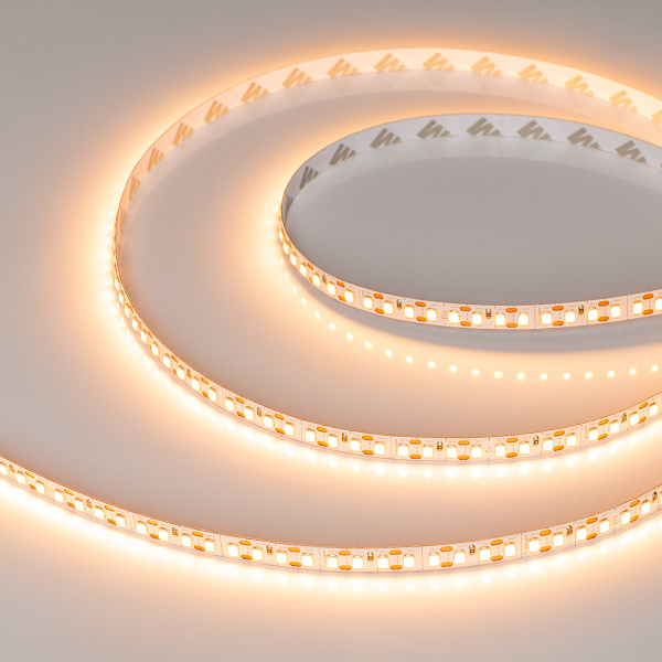 Светодиодная лента FC-A160-8mm 24V Warm2400-CX1 (14 W/m, IP20, 5m) (Arlight, резка 1 светодиод) Lednikoff