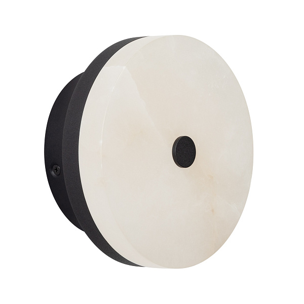 Светильник SP-MENTA-WALL-R165-12W Warm2700 (BK, 130 deg, 230V) (Arlight, IP20 Мрамор, 5 лет)