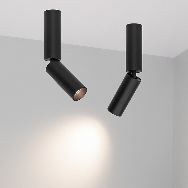 Светильник SP-NUANCE-SURFACE-FLAP-R35-7W Day4000 (BK, 36 deg, 230V) (Arlight, IP40 Металл, 5 лет) Lednikoff