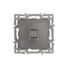 Механизм компьютерной розетки SCT-MPC1-PL-GR (RJ-45, CAT6) (Arlight, -) Lednikoff