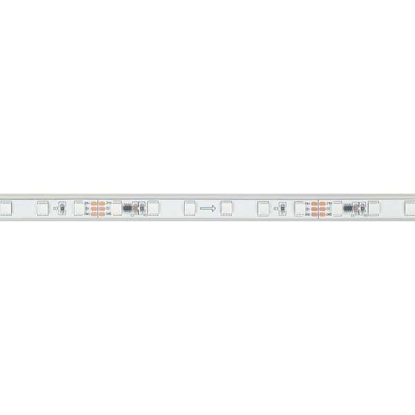Светодиодная лента герметичная SPI-P-F72-11mm 24V RGB-PX6 (14.4 W/m, IP66, 3535, 5m) (Arlight, бегущий огонь) Lednikoff