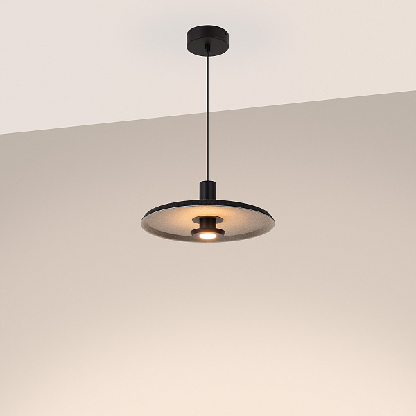 Светильник SP-KOTARO-R350-12W Warm3000 (BK-GR, 36 deg, 230V, TRIAC) (Arlight, IP20 Фетр, 3 года)
