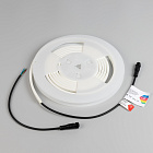 Светодиодная лента герметичная WAVE-SIDE-PU-H120-06x12mm 24V RGB (8 W/m, IP68, 3m, wire x1) (Arlight, Вывод прямой, 3 года)