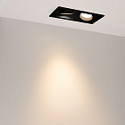 Светильник MS-VORTEX-BUILT-S210x117-2x20W Warm3000 (BK-BK, 40 deg, 230V) (Arlight, IP20 Металл, 5 лет) Lednikoff