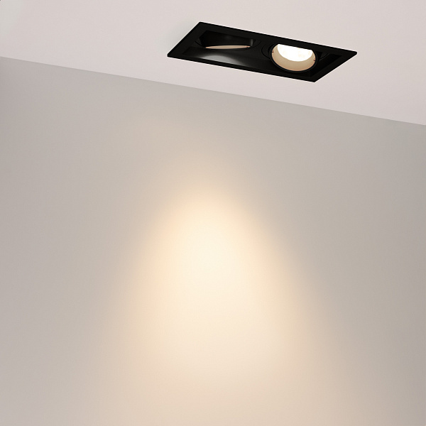 Светильник MS-VORTEX-BUILT-S210x117-2x20W Warm3000 (BK-BK, 40 deg, 230V) (Arlight, IP20 Металл, 5 лет) Lednikoff