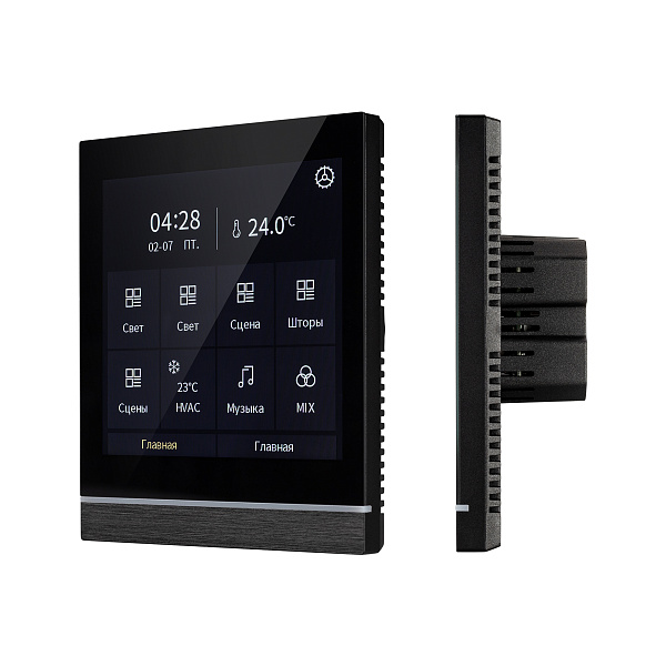 INTELLIGENT ARLIGHT Панель сенсорная KNX-113-40-MULTI-V4-IN (20-30V) (IARL, IP20 Пластик, 2 года) Lednikoff