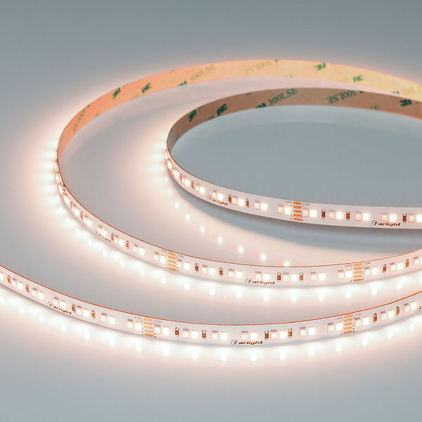 Светодиодная лента RT-A168-10mm 24V RGBW-White (20 W/m, IP20, 5m) (Arlight, высок.эфф.150 лм/Вт) Lednikoff