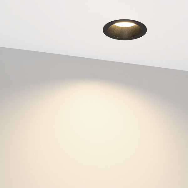 Светильник MS-DROP-BUILT-R84-8W Day4000 (BK, 85 deg, 230V) (Arlight, IP54 Металл, 5 лет) Lednikoff