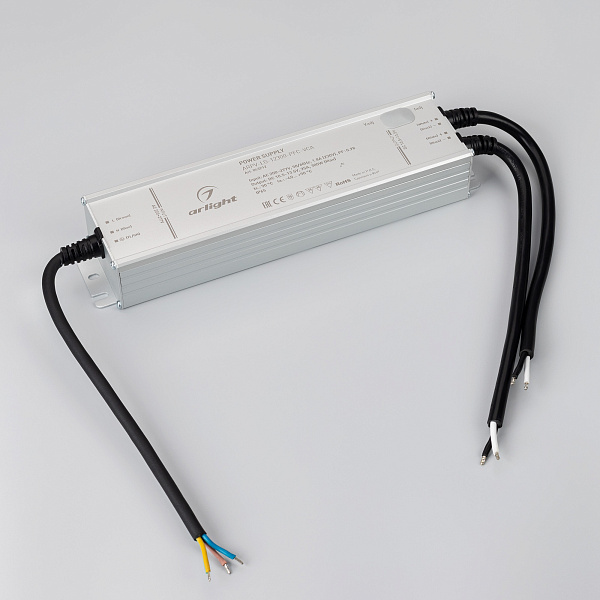 Блок питания ARPV-LG-12300-PFC-VCA (10.5-13.5V, 25A, 300W) (Arlight, IP65 Металл, 5 лет) Lednikoff