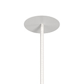 Вывод провода питания для натяжного потолка SPX-CAP-STRETCH-R64-C6.5 (Белый RAL9003) (Arlight, Металл)