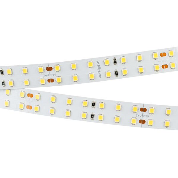 Светодиодная лента RT 2-5000 24V Warm3000 2x2 (2835, 980 LED, CRI98) (Arlight, 20 Вт/м, IP20) Lednikoff