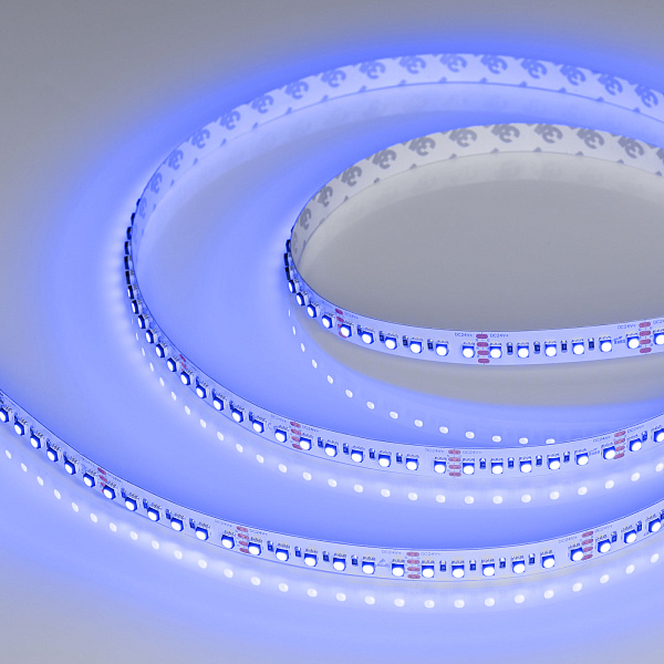 Светодиодная лента MINI-F120-12mm 24V RGB (22.4 W/m, IP20, 3535, 5m) (Arlight, Открытый) Lednikoff