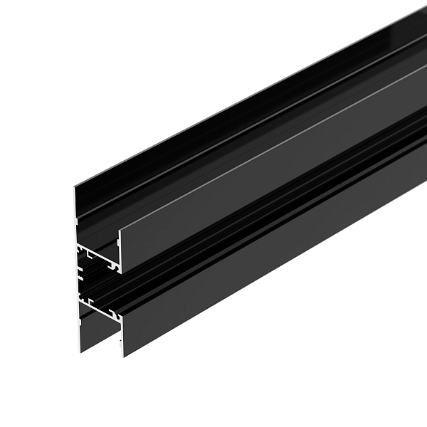 Профиль WALL-2575-DUAL-2000 ANOD BLACK (Arlight, Алюминий) Lednikoff