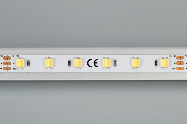 Светодиодная лента RT 6-5000 24V White-MIX-One 2x (5060, 60 LED/m, LUX) (Arlight, Изменяемая ЦТ) Lednikoff