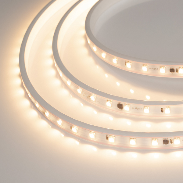 Светодиодная лента герметичная ARL-PV-B54-15.5mm 230V Warm3000 (8 W/m, IP65, 5060, 50m) (Arlight, -) Lednikoff