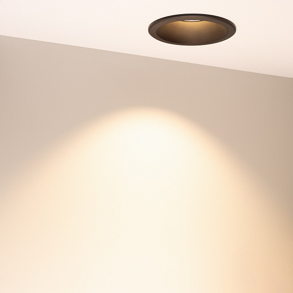Светильник MS-ALORA-BUILT-R140-12W Day4000-MIX (BK, 60 deg, TRIAC) (Arlight, IP54 Пластик, 3 года) Lednikoff