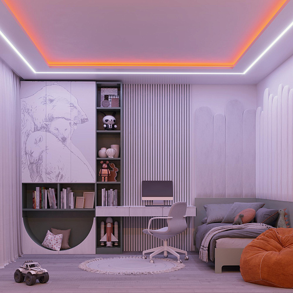 Светодиодная лента RT-H120-10mm 24V RGBW-White-4-in-1 (25 W/m, IP20, 4040, 5m) (Arlight, Открытый) Lednikoff