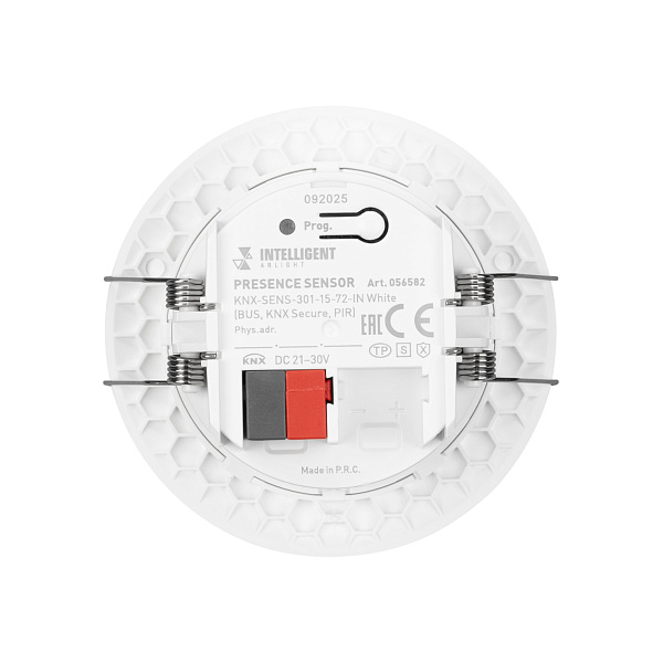 INTELLIGENT ARLIGHT Датчик движения KNX-SENS-301-15-72-IN White (BUS, KNX Secure, PIR) (IARL, IP20 Пластик, 3 года) Lednikoff