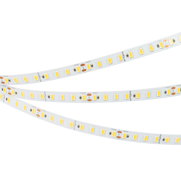 Светодиодная лента ULTRA-C112-10mm 24V Warm3000 (19.2 W/m, IP20, 5630, 5m) (Arlight, высок.эфф.160 лм/Вт) Lednikoff
