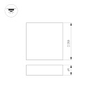Светильник SP-QUADRO-S350x350-30W Day4000 (BK, 120 deg, 230V) (Arlight, IP40 Металл, 3 года) Lednikoff