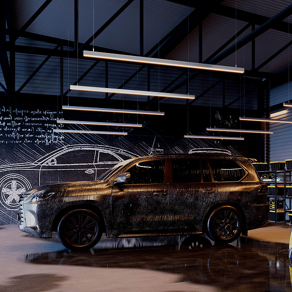 Профиль IP-LINE-4050-2000 BLACK (Arlight, Алюминий) Lednikoff