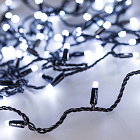 Светодиодная гирлянда ARD-STRING-CLASSIC-10000-BLACK-100LED-MILK-FLASH White (230V, 7W) (Ardecoled, IP65) Lednikoff