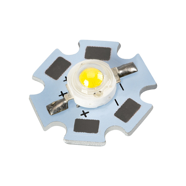 Мощный светодиод ARPL-Star-3W-BCX45 Warm White (Arlight, STAR type) Lednikoff