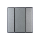 INTELLIGENT ARLIGHT Кнопочная панель DALI-201-23-2K-D2-IN Silver (BUS, Frame) (IARL, IP20 Металл, 3 года) Lednikoff