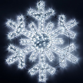 Фигура светодиодная ARD-SNOWFLAKE-M11-1250x1200-604LED White (230V, 36.5W) (Ardecoled, IP65, 1 год)