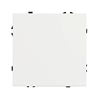 Механизм выключателя одноклавишный проходной SWT-NOBE-MKP1-SFPL-WH (230V, 10A) (Arlight, Белый кварц) Lednikoff