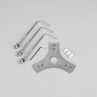 Светильник LGD-STEM-BOLL-H500-10W Warm3000 (BK, 185 deg, 230V) (Arlight, IP65 Металл, 3 года) Lednikoff