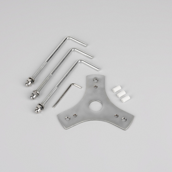 Светильник LGD-STEM-BOLL-H500-10W Warm3000 (BK, 185 deg, 230V) (Arlight, IP65 Металл, 3 года) Lednikoff