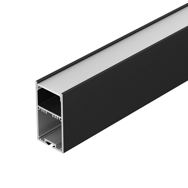 Профиль с экраном SL-LINE-3667-2500 BLACK+OPAL (Arlight, Алюминий) Lednikoff