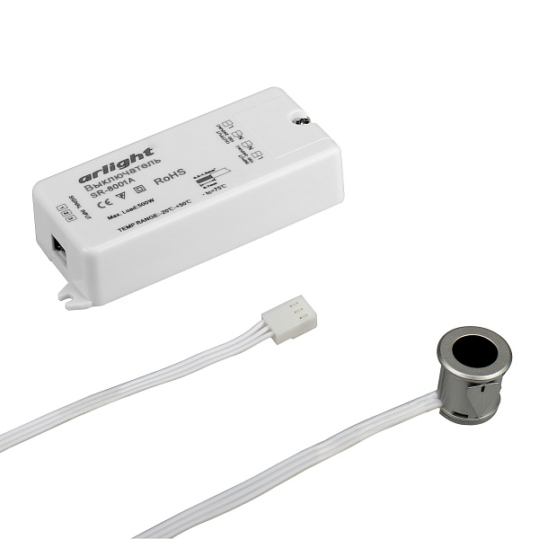 ИК-датчик SR-8001A Silver (220V, 500W, IR-Sensor) (Arlight, -) Lednikoff