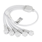 Коннектор питания ARD-CLASSIC-SYNC-RGB White (230V, 5 ports) (Ardecoled, Закрытый) Lednikoff
