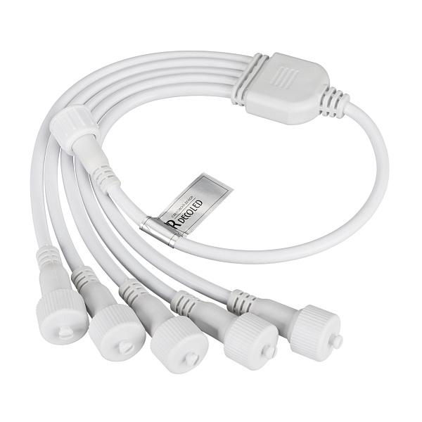 Коннектор питания ARD-CLASSIC-SYNC-RGB White (230V, 5 ports) (Ardecoled, Закрытый) Lednikoff