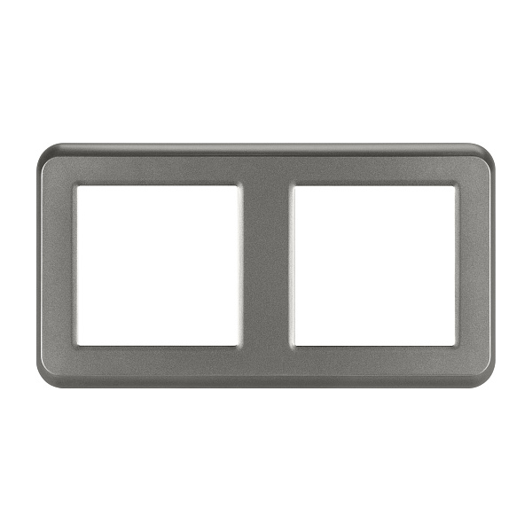 Рамка пластиковая FRM-VERSA-PL-2-GR (Arlight, -) Lednikoff
