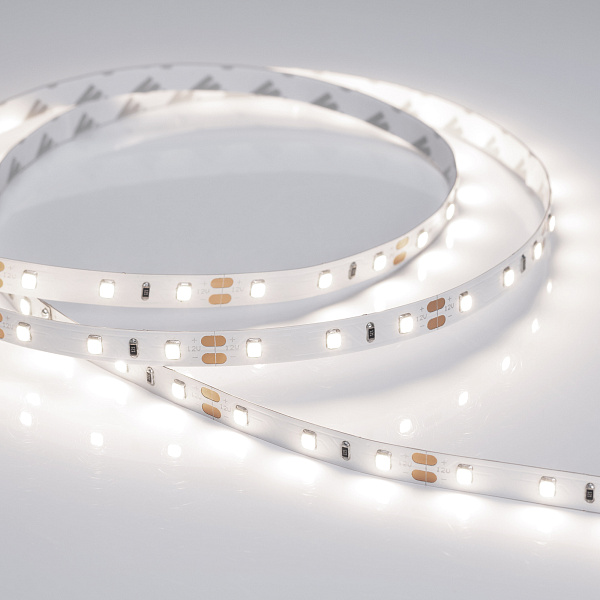 Светодиодная лента RT 2-5000 12V Day4000 (2835, 300 LED, PRO) (Arlight, 7.2 Вт/м, IP20) Lednikoff